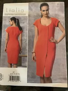 Vogue Pattern 1457 Lialia American Designer Kleid Misses Größe 6 8 10 12 14 UC - Bild 1 von 2
