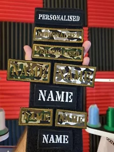 PERSONALISED Military Name Tags MPT AIRSOFT text badge patch Hook and Loop - Picture 1 of 6