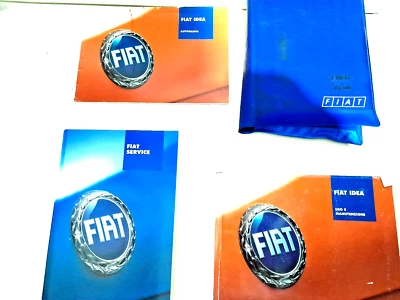 FIAT IDEA ANNO 2006 KIT COMPLETO LIBRETTI USO E MANUTENZIONE USATI ORIGINALI - Immagine 1 di 2