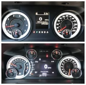 7" EVIC UPGRADE 2014-2018 & 19-23 Classic Ram Speedometer Cluster w/programming - Picture 1 of 8