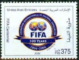 EMIRATOS ÁRABES UNIDOS - 2004 - CENTENARIO DE LA FIFA - En muy buen estado** - Imagen 1 de 1