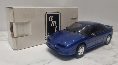 AMT Ertl 6977 1/25 1991 Geo Storm GSI Promo Model Car Cobalt Blue Metallic - Image 1 of 4