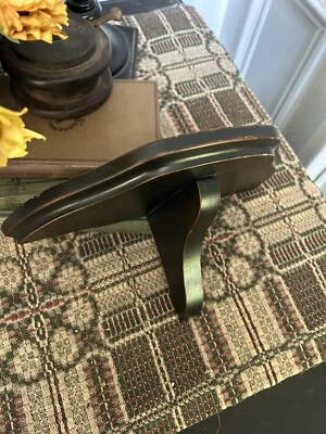 Antique Home Interiors & Gifts Shelf Black Collectible Primitive Vintage Country - Image 1 of 4