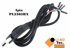 4pin PL2303 USB to UART TTL Cable Module RS232 Serial 4-pin PL2303HX Cable