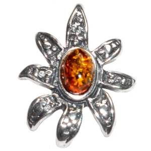 1,9 g Authentischer Ostsee Bernstein 925 Sterlingsilber Anhänger Schmuck N-A529 - Bild 1 von 1