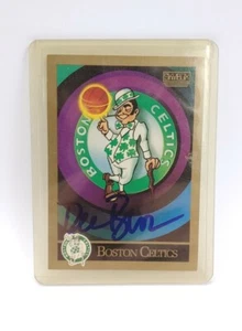 1990 Skybox Boston Celtics Checklist Signed By Dee Brown - Picture 1 of 3