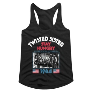Twisted Sister Stay Hungry 1984 Women's Tank Top T Shirt Band Merch - Picture 1 of 3