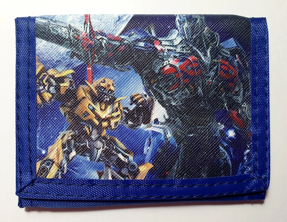 new Transformers Bumblebee boys kids children cartoon Wallet tri-fold coin purse