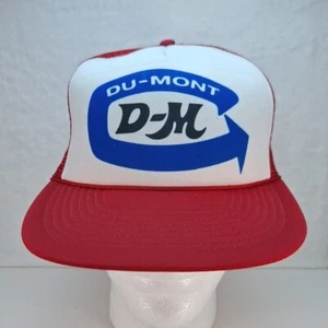 Vintage DU-MONT D-M Trucker Hat Cat Foam Rope Snapback - Picture 1 of 7