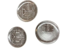 Williams-Sonoma Tire-Bouchon Patent Design 6.75" Appetizer Plates Lot Of 3 - Picture 1 of 7