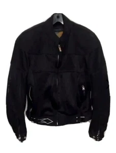 Power Trip Motorcycle Jacket Women’s Medium w Back, Shoulder, Elbow Armor EUC - Foto 1 di 19