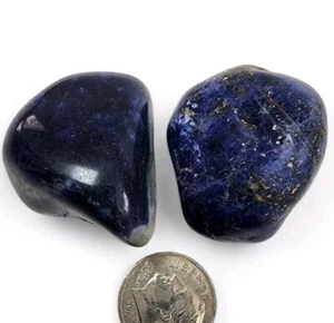 Piedras Pulidas Sodalita Brasil 32,2 gramos lote de 2 piezas - Imagen 1 de 1