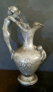 Werner ÅKERMAN (1854-1903) vaso in peltro Napoleone III - Foto 1 di 12