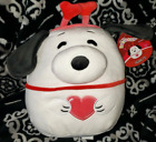 Squishmallow 8" Snoopy Dog Peanuts Valentine Heart 2023 Kellytoy Nwt Htf