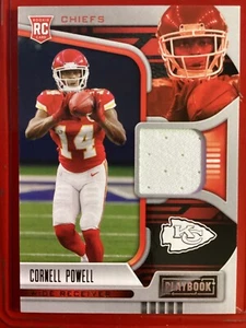 2021 Panini Playbook Cornell Powell Rookie Materials #RMA-CPO (MEM, RC) Chiefs - Picture 1 of 2