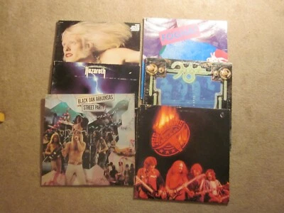 6 lp 70s Rock lot Outlaws, Foghat, Nazareth, Black Oak Arkansas, Egar Winter - Image 1 of 4
