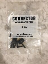 Vintage RC Deans Connectors gold plated pins