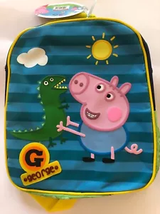 Accademia George & Dinosaurier Rucksack/Rucksack Mädchen Jungen Schultasche NEU GESCHENK - Bild 1 von 3