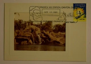 STARPEX XXI STATN. Cover, Jules Verne Prophet Space Travel, Nautilus Photo, S62A - Picture 1 of 3