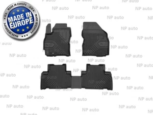 NEW LHD FULL SET BLACK RUBBER FLOOR MATS CAR LINERS FOR MAZDA 5 2005-2015 CR CW - Foto 1 di 4