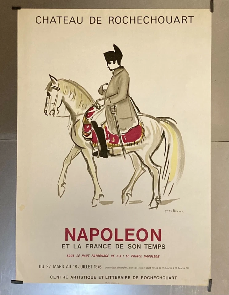 Yves Brayer Napoléon et la France de son temps	1976 Affiche Originale Exposition - Photo 1/1