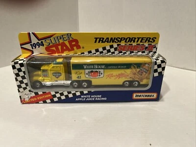 WHITE HOUSE APPLE JUICE 1994 Matchbox Super Star Transporters Kenworth T600  - Image 1 of 4