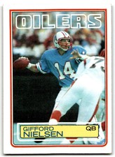 1983 Topps Gifford Nielsen Houston Oilers #279