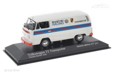 Volkswagen T2 Trasportatore Porsche Servizio Gara Martini Corsa MINICHAMPS 1:43 - Immagine 1 di 4
