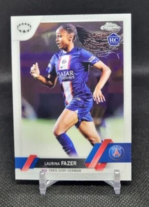Laurina Fazer 2022-23 Topps Chrome UEFA Women's Soccer #46 PSG Rookie RC - Picture 1 of 2