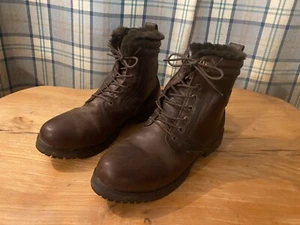 Shires Moretta Varese Kunstfell gefüttert Herren braun Leder Land Stiefeletten UK - Bild 1 von 6
