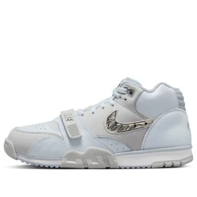Size 14 Nike Air Trainer 1 SB ‘Super bowl’ LVIII Men’s Pure Platinum FJ6195-002 - Image 1 of 4