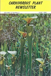 Carnivorous Plant Newsletter - Sarracenia Flava L Darlingtonia Cannibal - 06/80 - Picture 1 of 1
