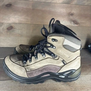lowa renegade mid womens size 9 shoes brown leather waterproof hiking boots - Picture 1 of 8