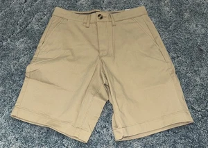 New Mens Sonoma Flexwear Chino 9” Shorts Stretch Fabric. Sz 28 & Dark Khaki. - Picture 1 of 2