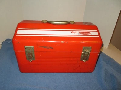 Vintage Metal Simonsen Rally Line Tool Box - Image 1 of 4