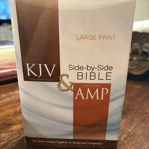 Amplified Classic 1987 / NIV Parallel Bible - Hardcover - AMPC Large Print - Picture 1 of 10