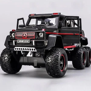 1:22 Mercedes Benz AMG G63 6X6 Off Road SUV Alloy Diecast Car Model Pickup Truck - Picture 1 of 27