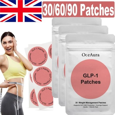 OCEAURA 90/30 pcs Weight-loss Fat Patches Slimming Patches Weight Management Tools UK