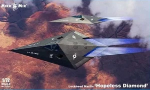 Lockheed Martin Hopeless Diamond - MikroMir 72-031 Maßstab 1/72 - Bild 1 von 1