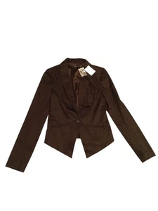 PORTMANS Womens Blazer Jacket Sz 8 Black Long Sleeve Short Lined Work Formal - Picture 1 of 6