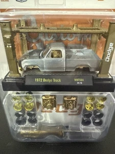 2024 M2 Machines Walmart Exclusive 1972 Dodge Truck - Model Kit RAW SUPER Chase - Picture 1 of 3