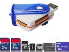 USB STICK 43 IN 1 MULTI MEMORY CARD READER SD MINI SDHC MS MIRO M2 TF MMC