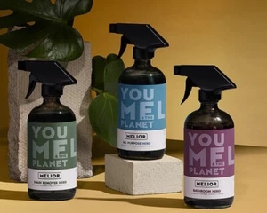 Refillable Eco Cleaning Starter Kit Ethical Home Bathroom Cleaner Stain Remover - Picture 1 of 8