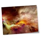 8X10" Prints(No Frames) - Colourful Storm Art Smoke Ink Effect  #44680