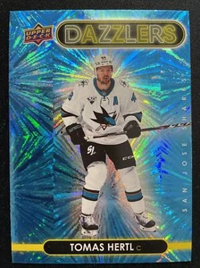 21-22 UD Series 1 Hockey Blue Dazzlers DZ-37 Tomas Hertl - Picture 1 of 2