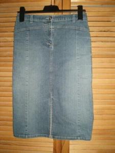 Jeans Rock..Now..Gr.S/M..Blau..Schlitz..Reißverschluss..Knopf - Bild 1 von 9