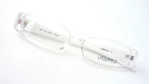 Gafas de verano de lujo Lagerfeld blancas claras gafas de diseño montura para mujer talla M - Imagen 1 de 4