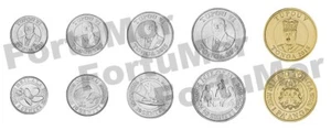 Tonga 5 Coins SET, 5 10 20 50 Seniti, 1 Pa'anga 2015, UNC - Picture 1 of 3