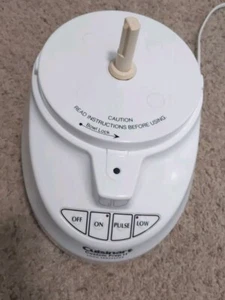 CUISINART CUSTOM PREP II FOOD PROCESSOR BASE ONLY WORKS WELL - Picture 1 of 4