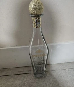 1 Empty Tequila Bottles - One Patron EL Cielo 700 EMPTY BOTTLE - Picture 1 of 1